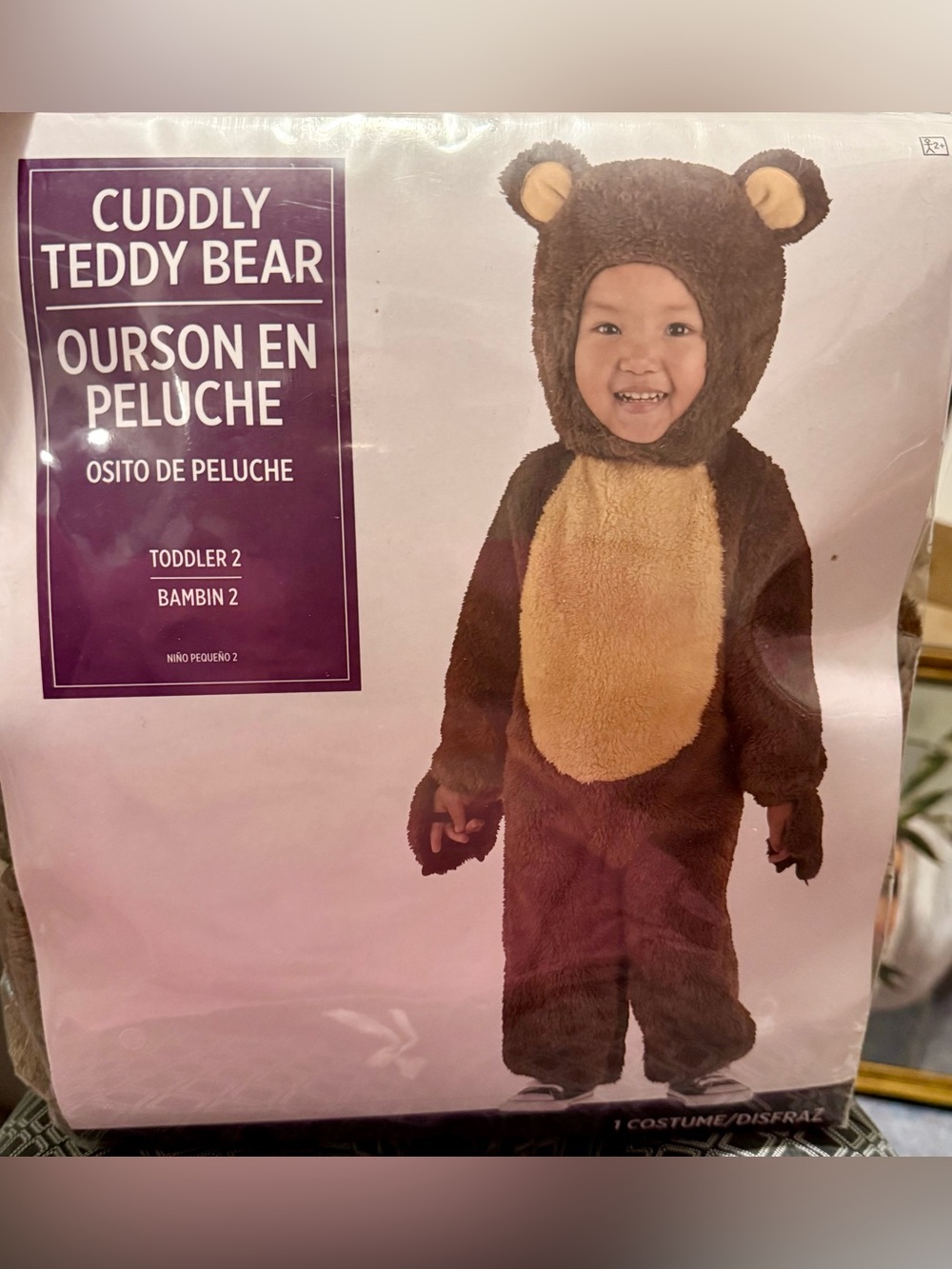 Cuddly Teddy Bear Toddler Costume